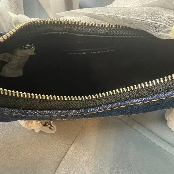 Marc Jacobs Mini Crescent Crinkle Leather Crossbody Bag NWT